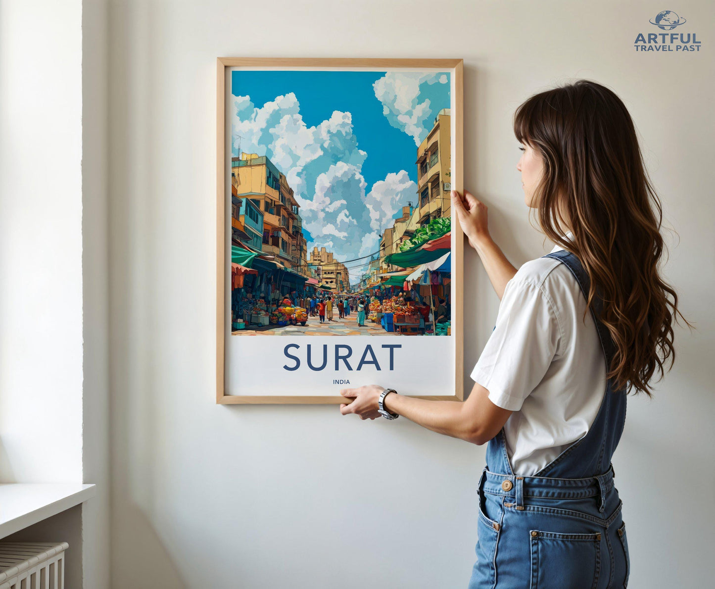 Surat Poster | Gujarat Wall Art | India Decor