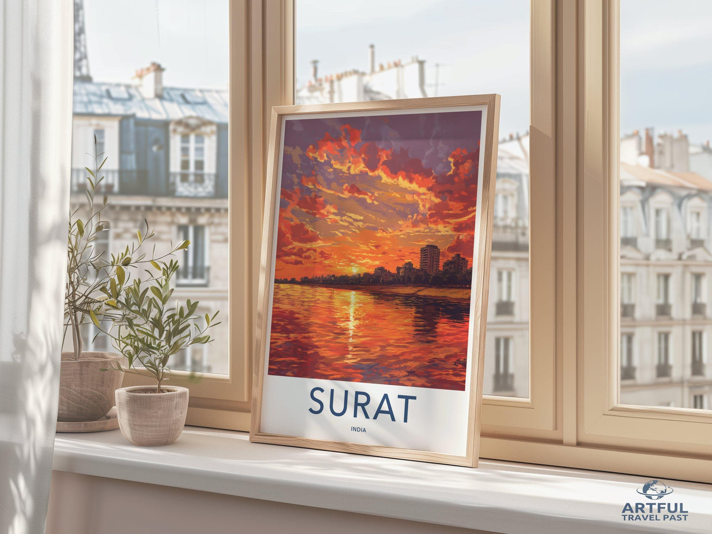 Surat Poster | Gujarat Wall Art | India Decor