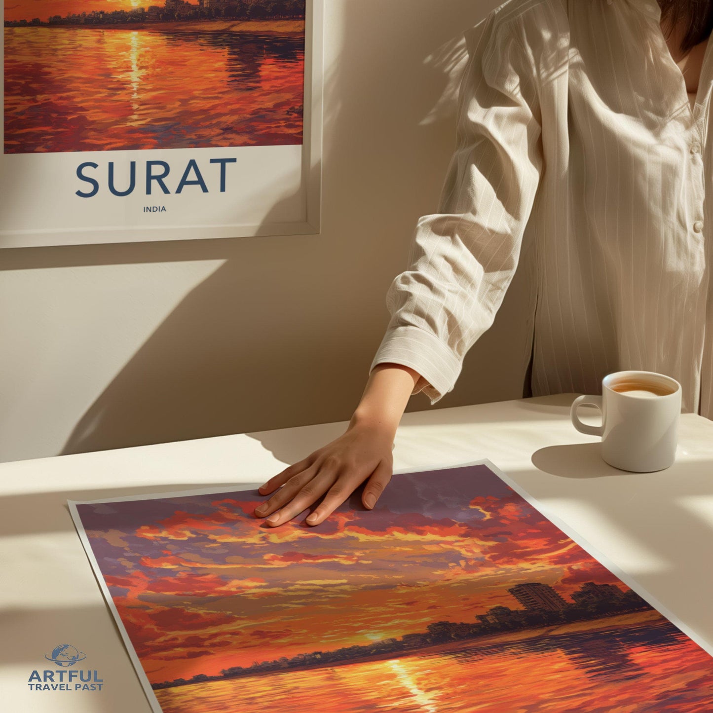 Surat Poster | Gujarat Wall Art | India Decor
