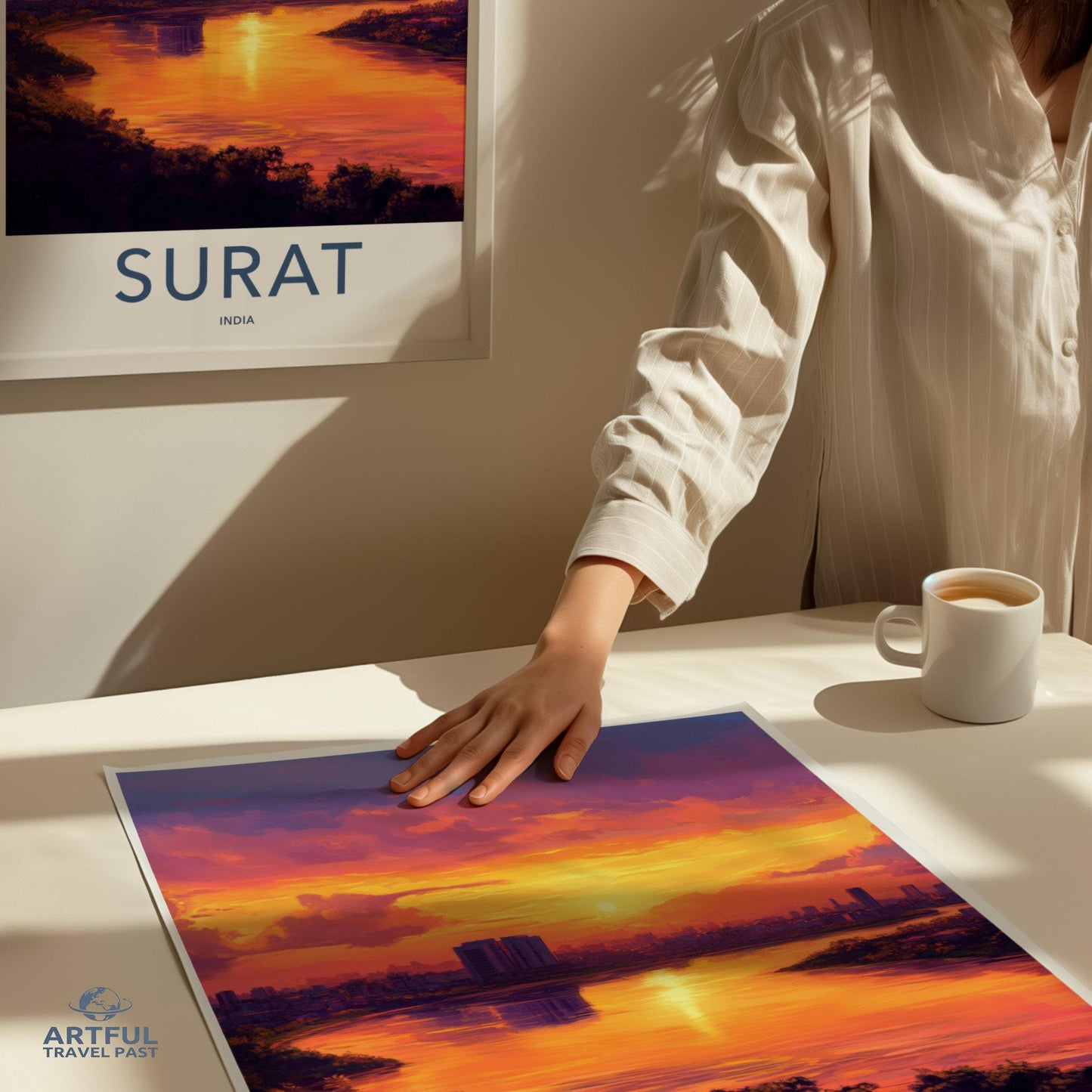Surat Poster | Gujarat Wall Art | India Decor