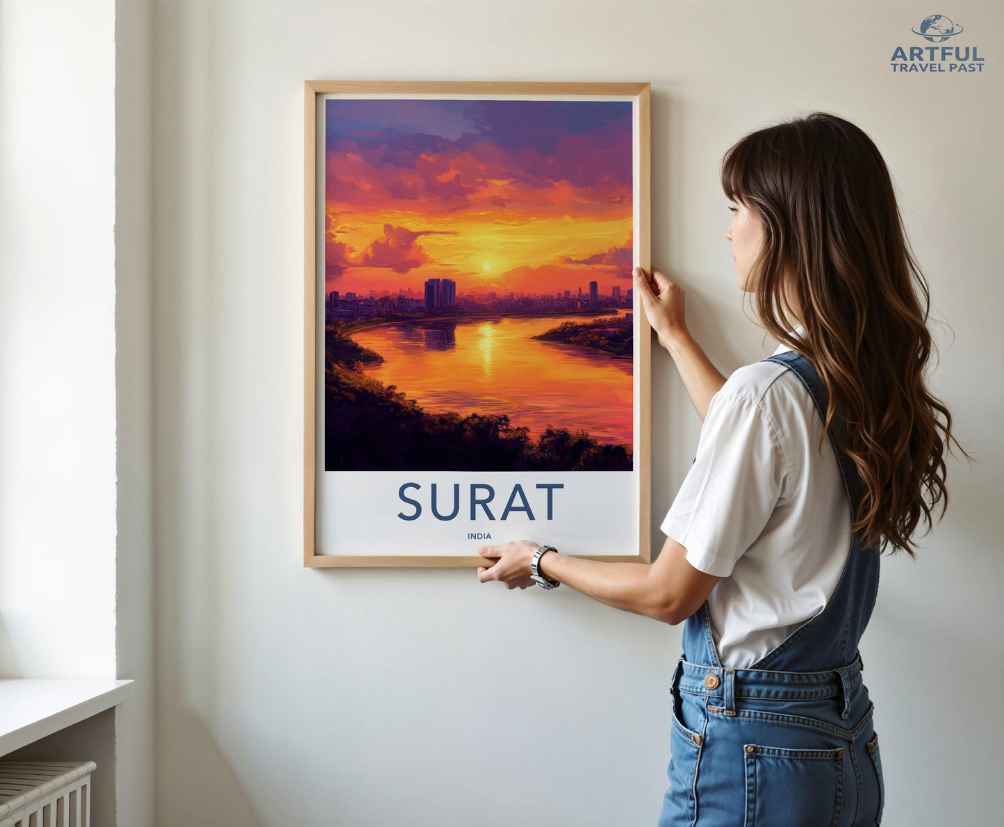 Surat Poster | Gujarat Wall Art | India Decor