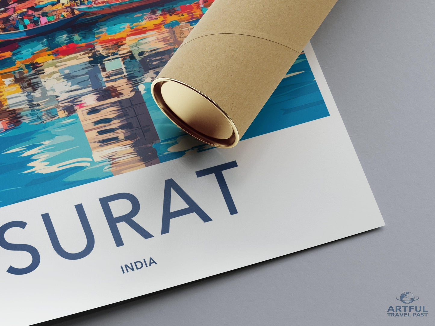 Surat Poster | Gujarat Wall Art | India Decor