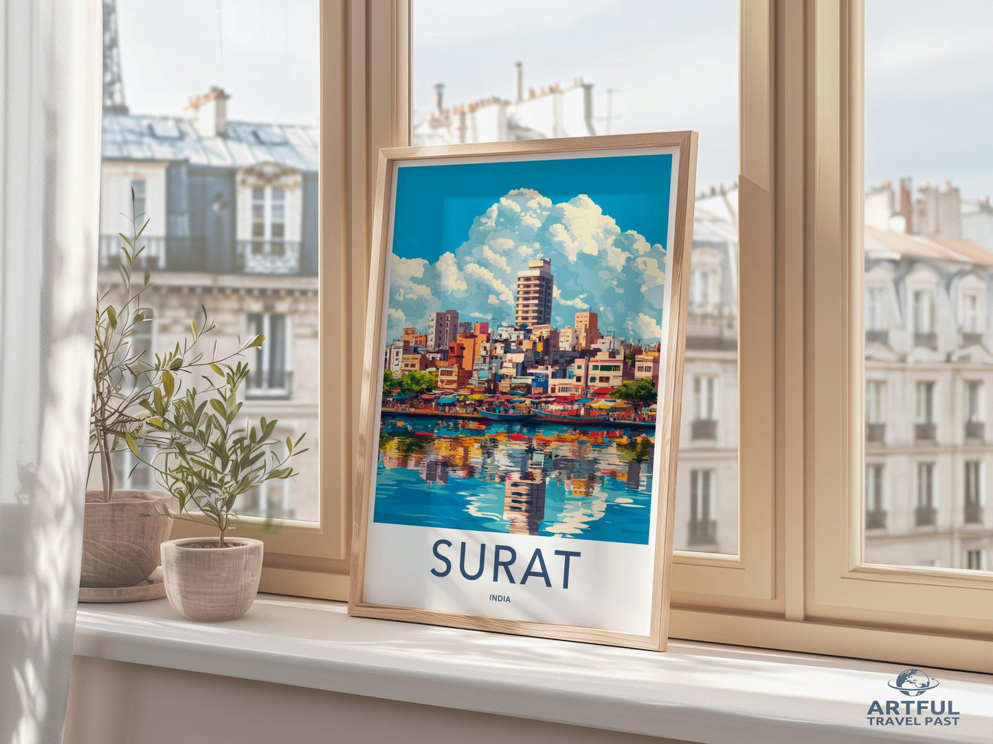 Surat Poster | Gujarat Wall Art | India Decor