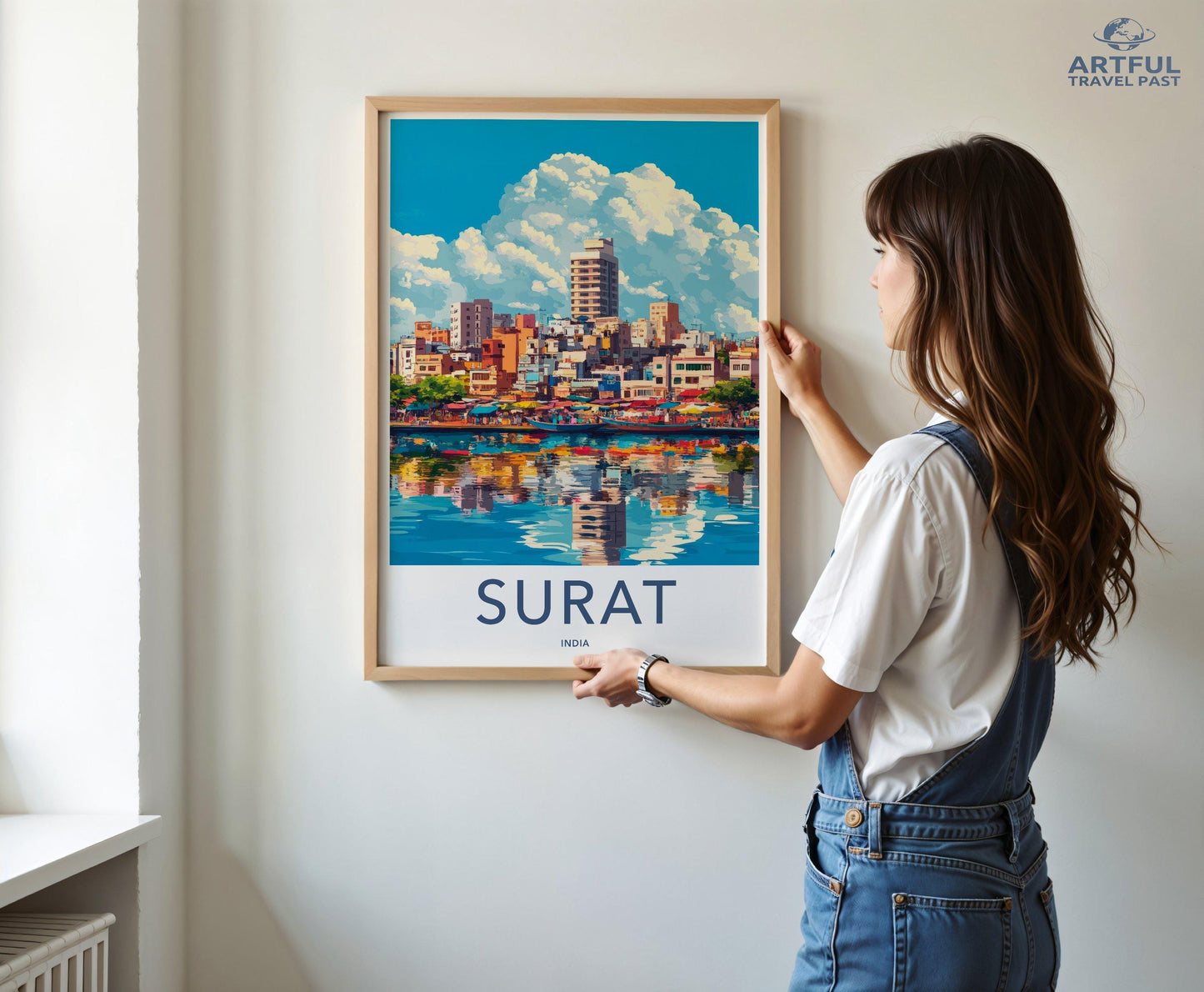 Surat Poster | Gujarat Wall Art | India Decor