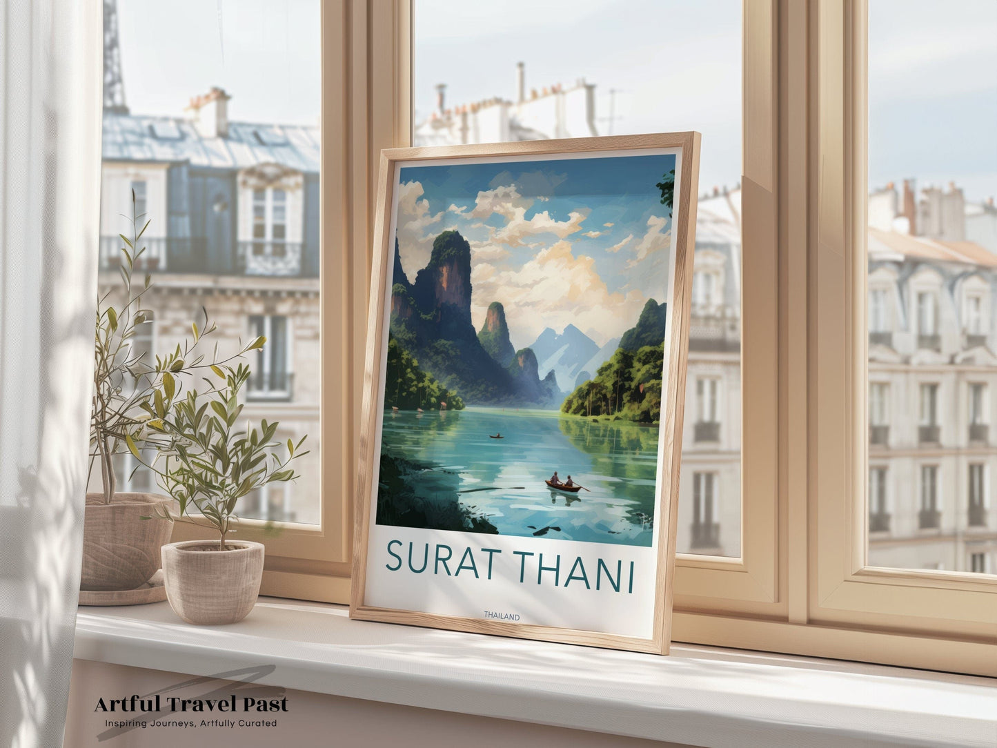 Surat Thani Poster - Thailand Wall Art