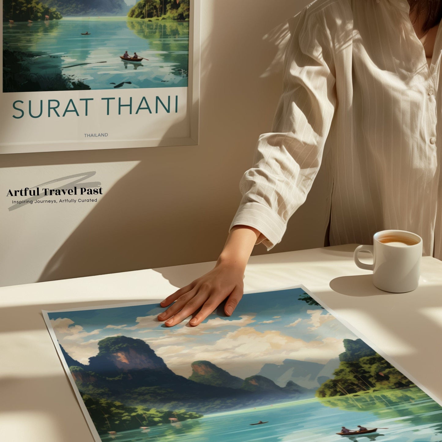 Surat Thani Poster - Thailand Wall Art