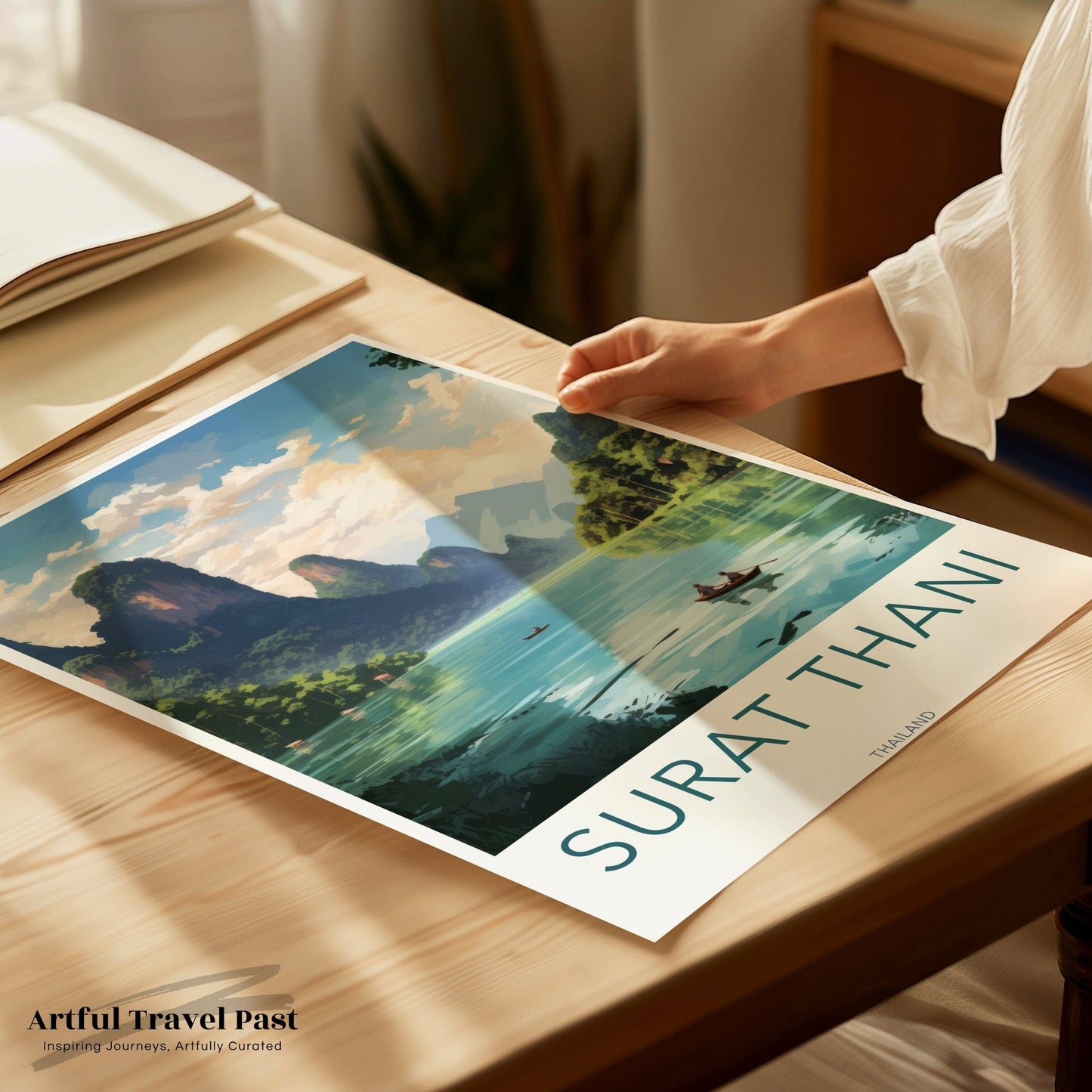 Surat Thani Poster - Thailand Wall Art