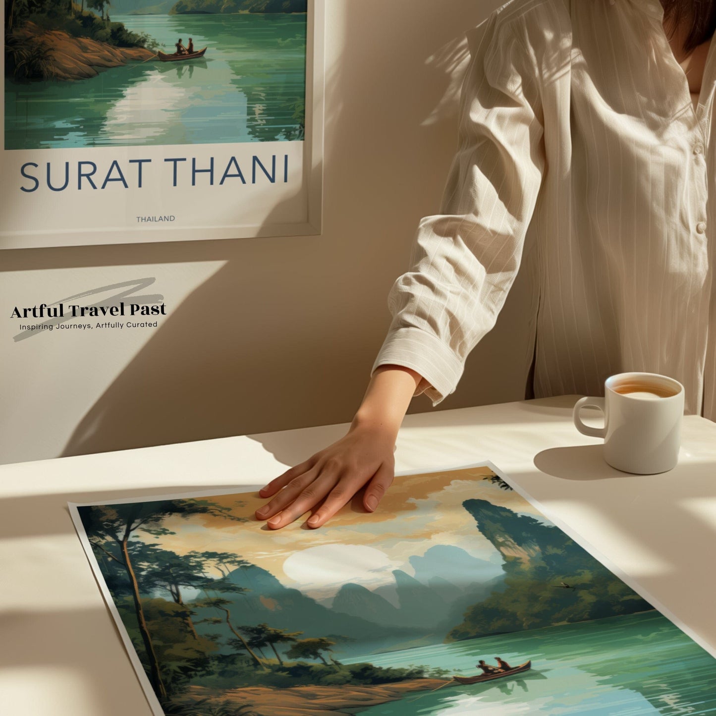 Surat Thani Poster - Thailand Wall Art