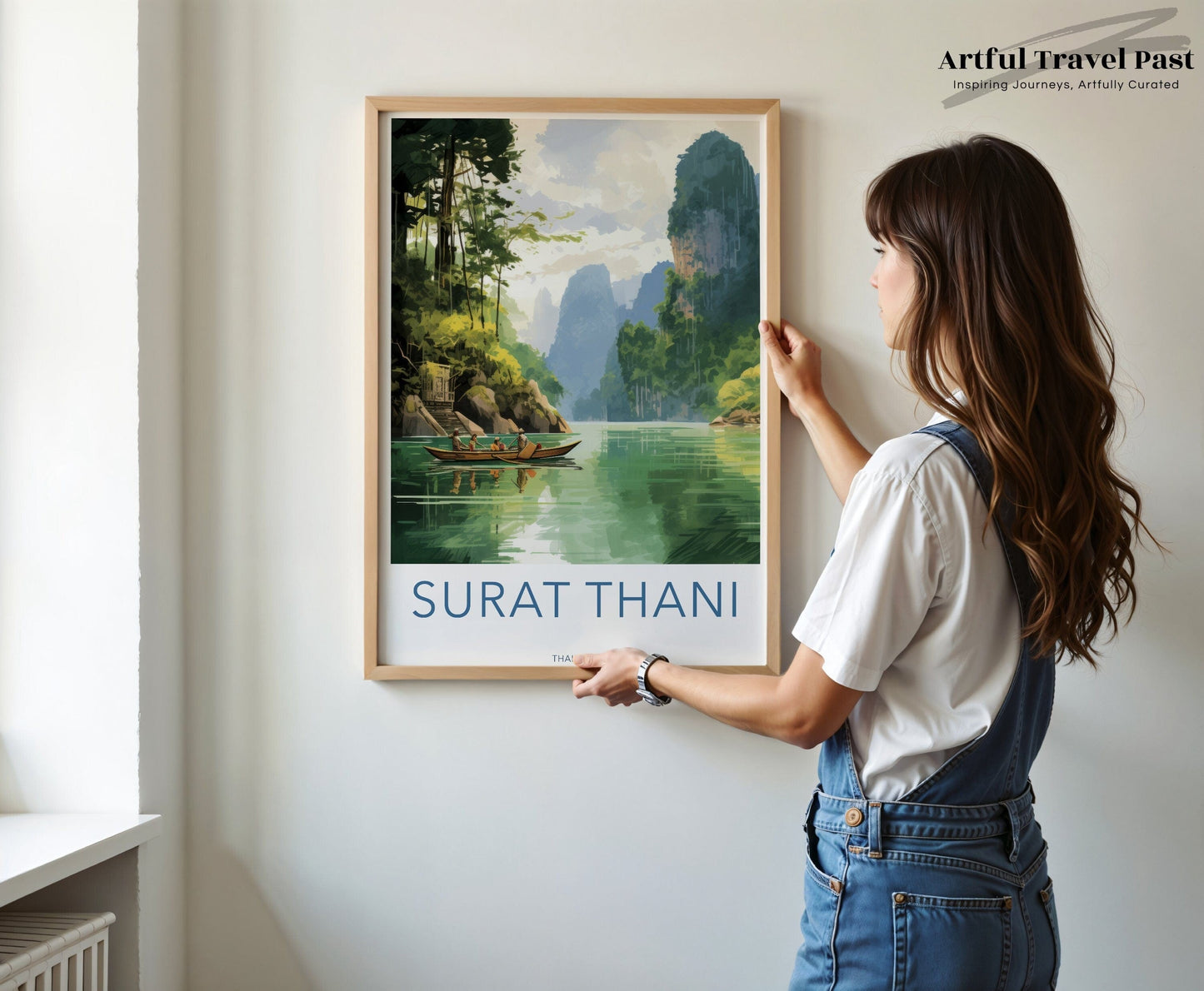 Surat Thani Poster - Thailand Wall Art