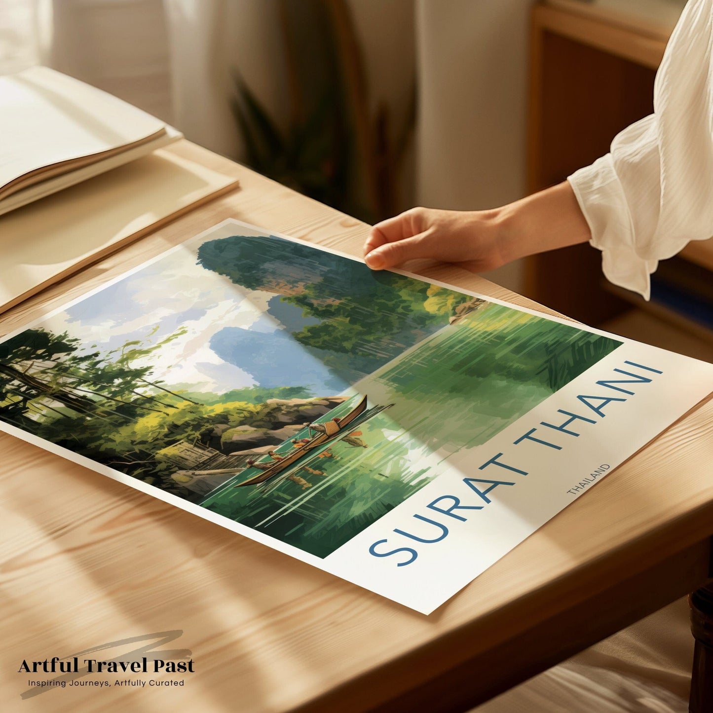 Surat Thani Poster - Thailand Wall Art