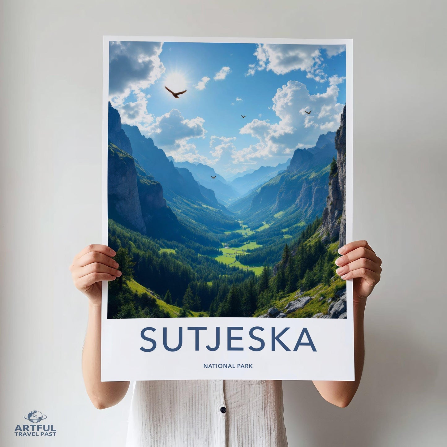 Sutjeska National Park Poster | Bosnia and Herzegovina Art