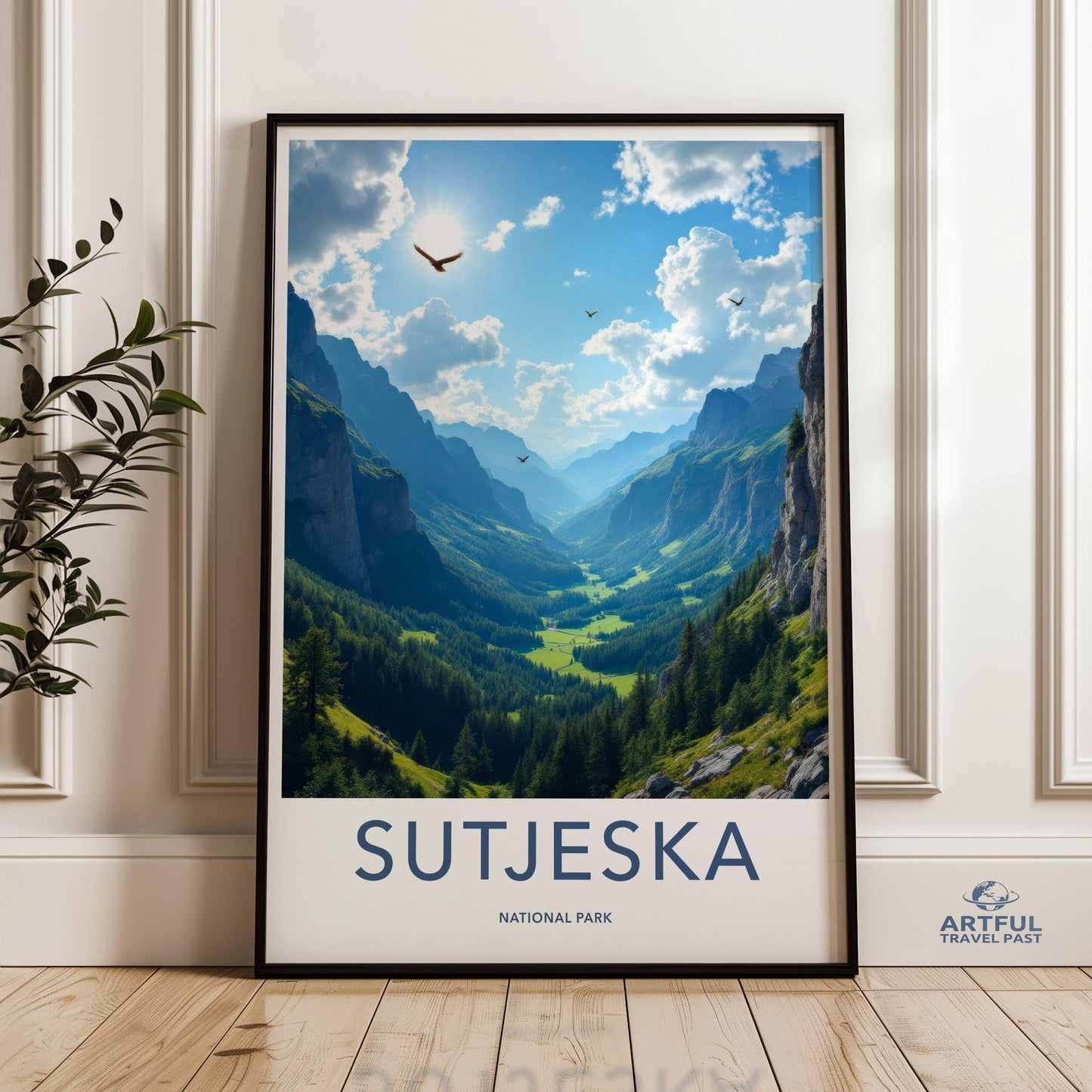 Sutjeska National Park Poster | Bosnia and Herzegovina Art