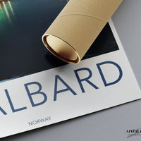 Svalbard Poster - Norway Wall Art