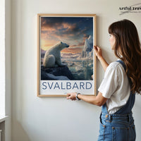 Svalbard Poster - Norway Wall Art