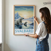Svalbard Poster - Norway Wall Art