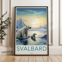 Svalbard Poster - Norway Wall Art