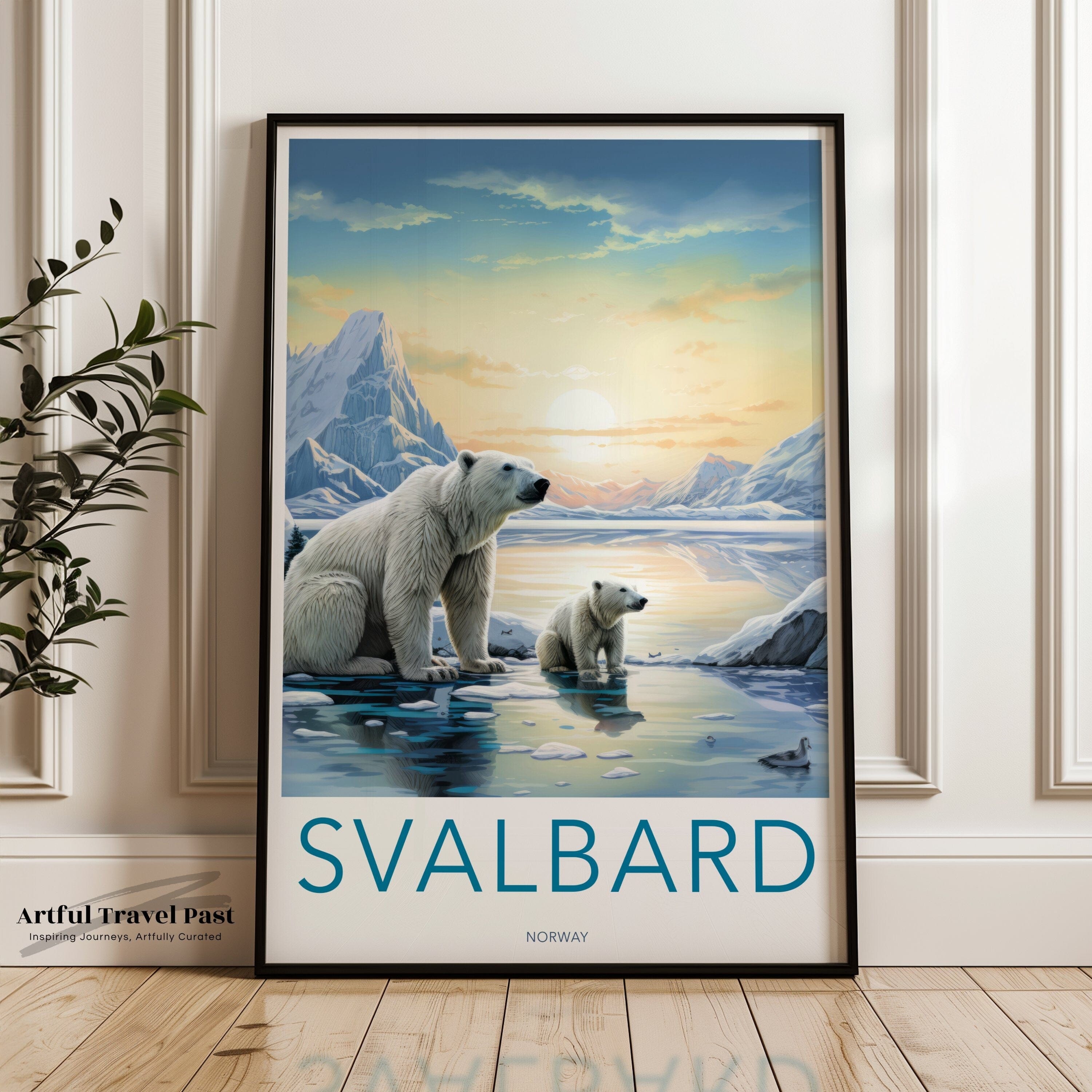 Svalbard Poster - Norway Wall Art