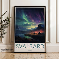 Svalbard Poster - Norway Wall Art