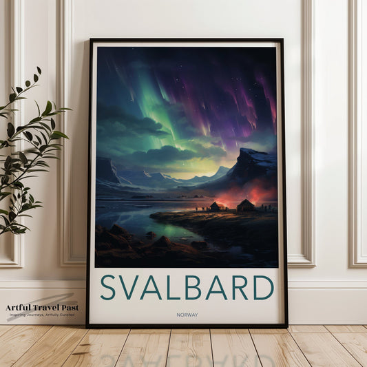Svalbard Poster - Norway Wall Art