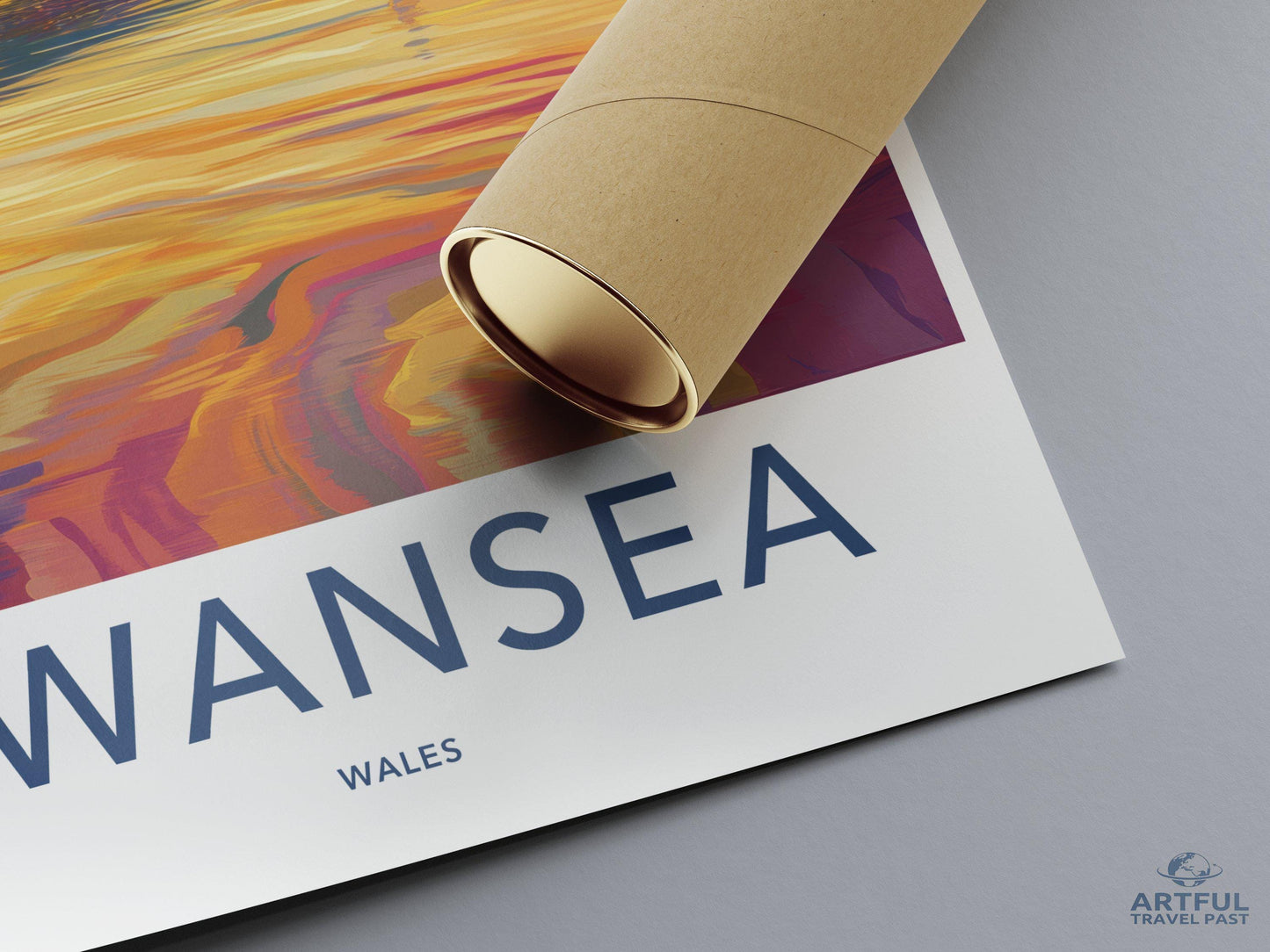 Swansea Poster | Wales Wall Art | UK Decor
