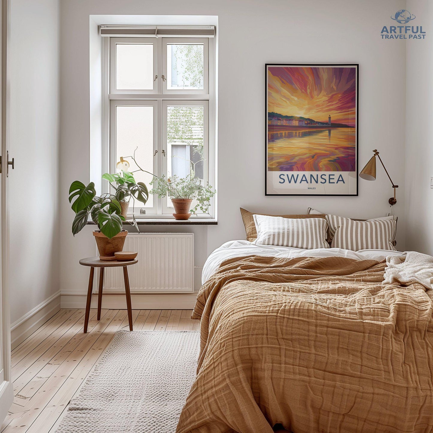 Swansea Poster | Wales Wall Art | UK Decor