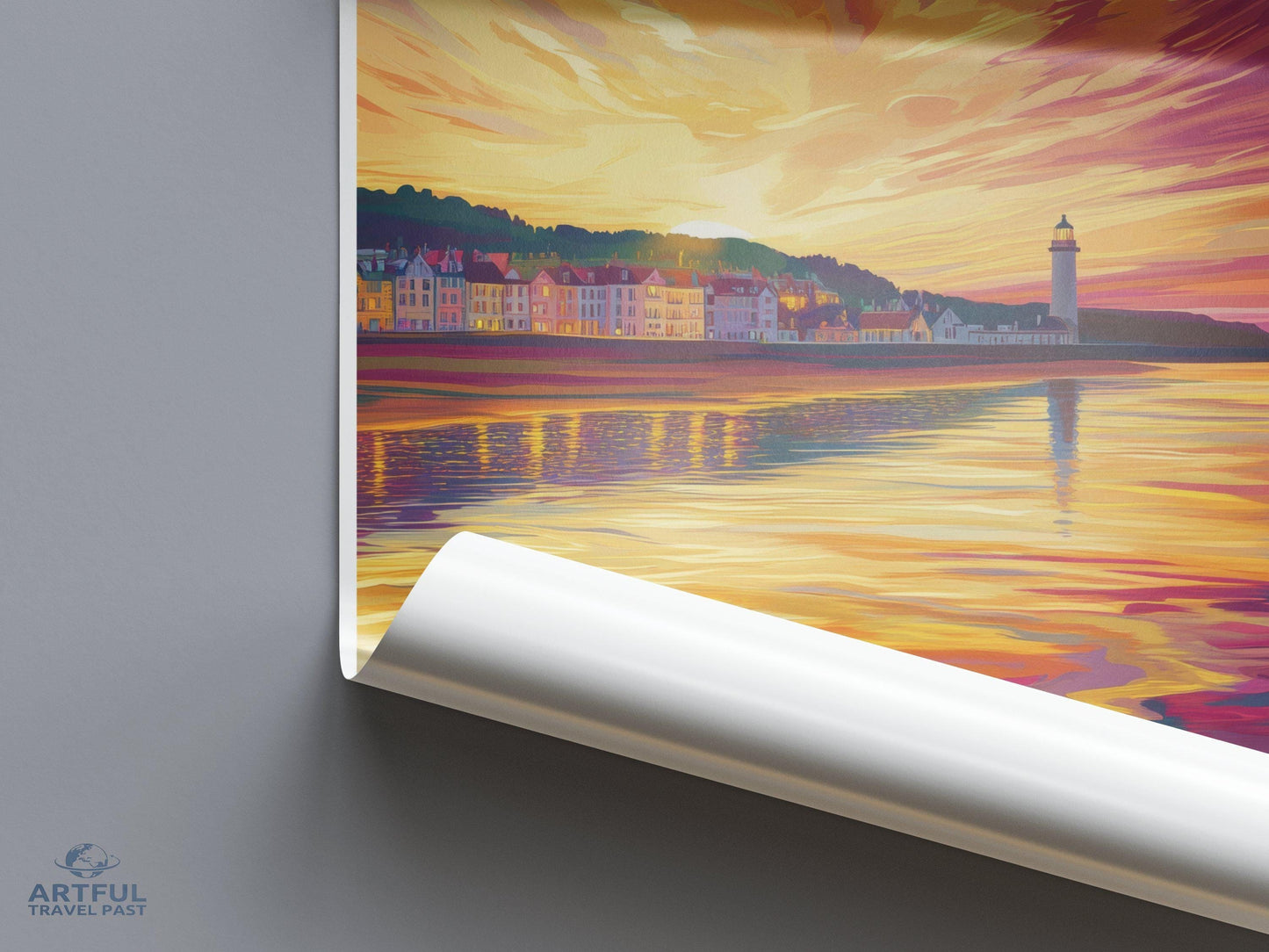 Swansea Poster | Wales Wall Art | UK Decor