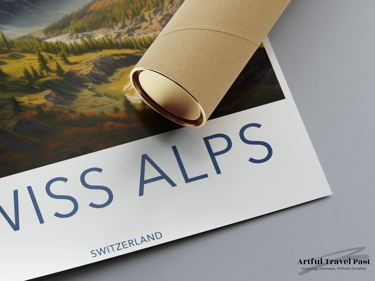 Swiss Alps Poster | Switzerland Wall Art | Europe Decor