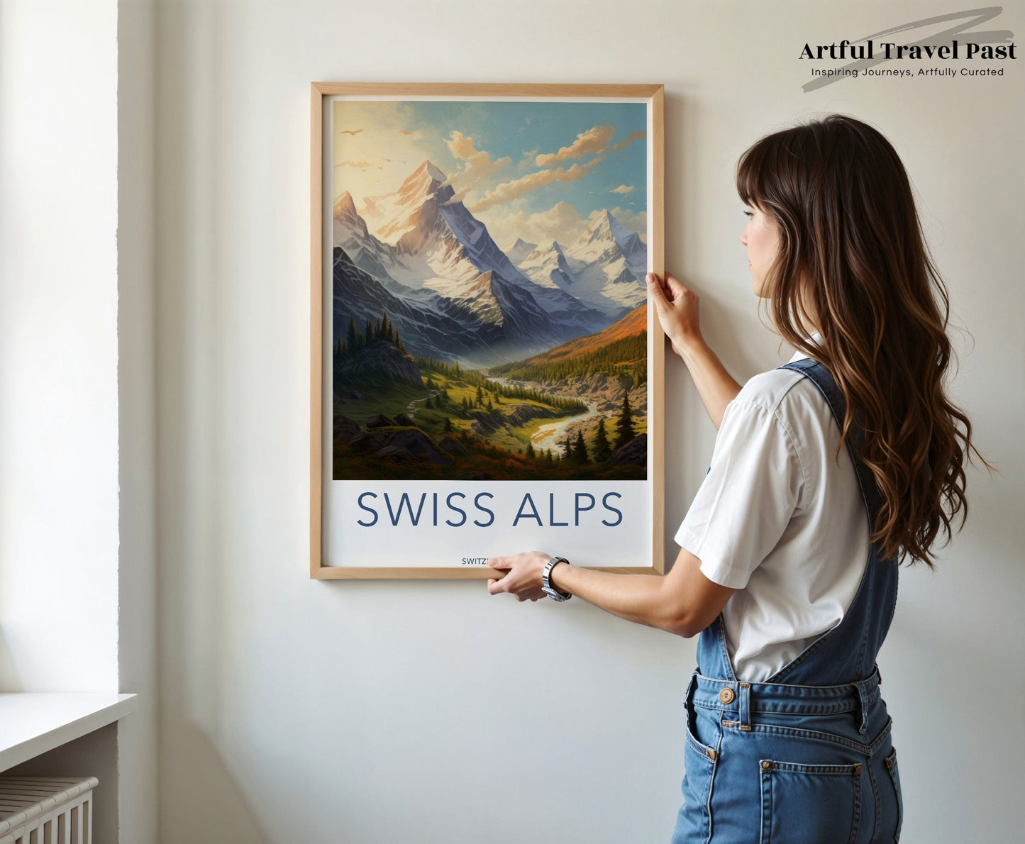 Swiss Alps Poster | Switzerland Wall Art | Europe Decor