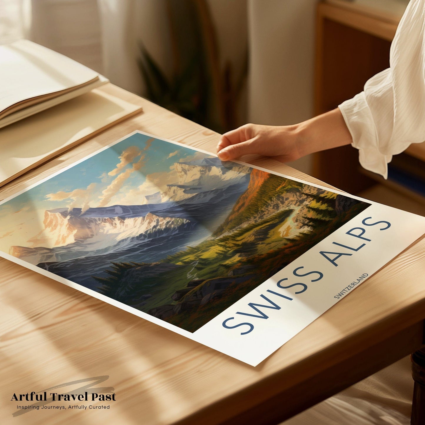 Swiss Alps Poster | Switzerland Wall Art | Europe Decor