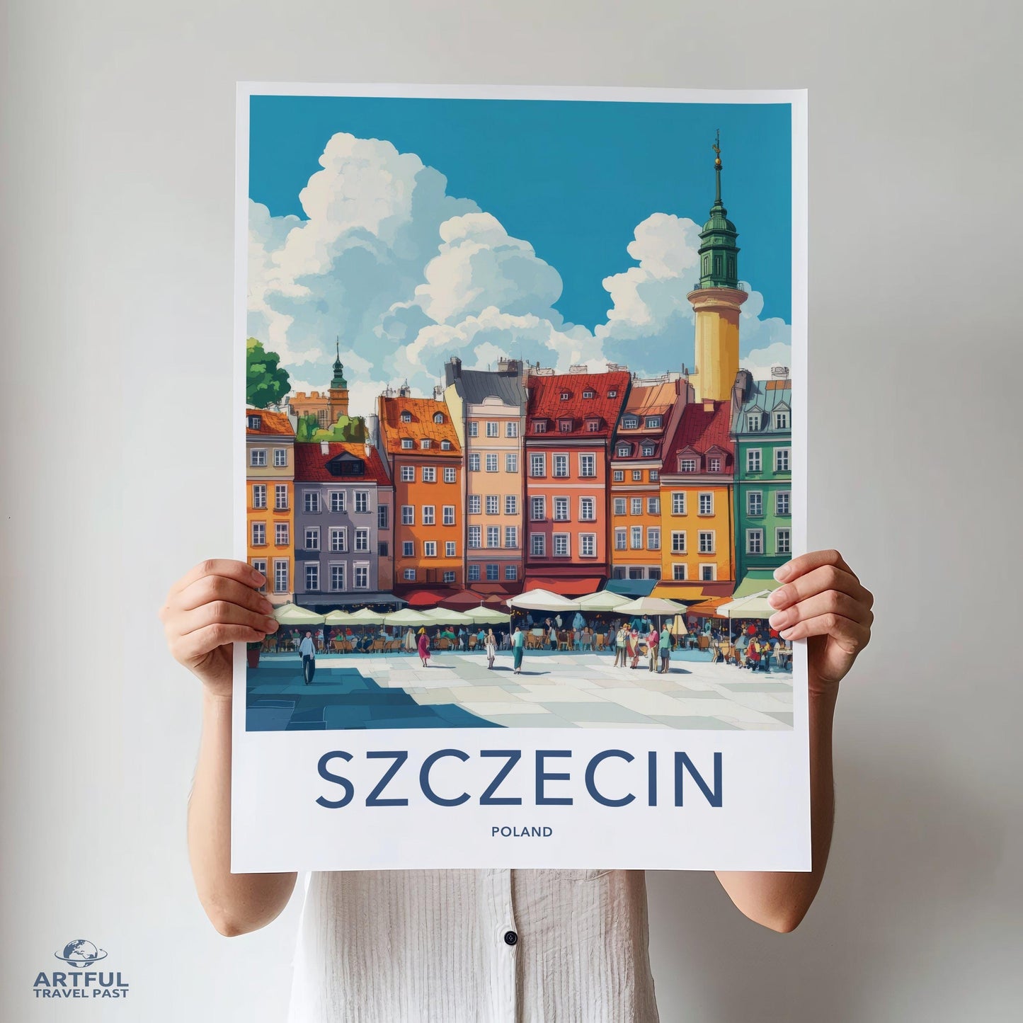 Szczecin Poster - Poland Wall Art