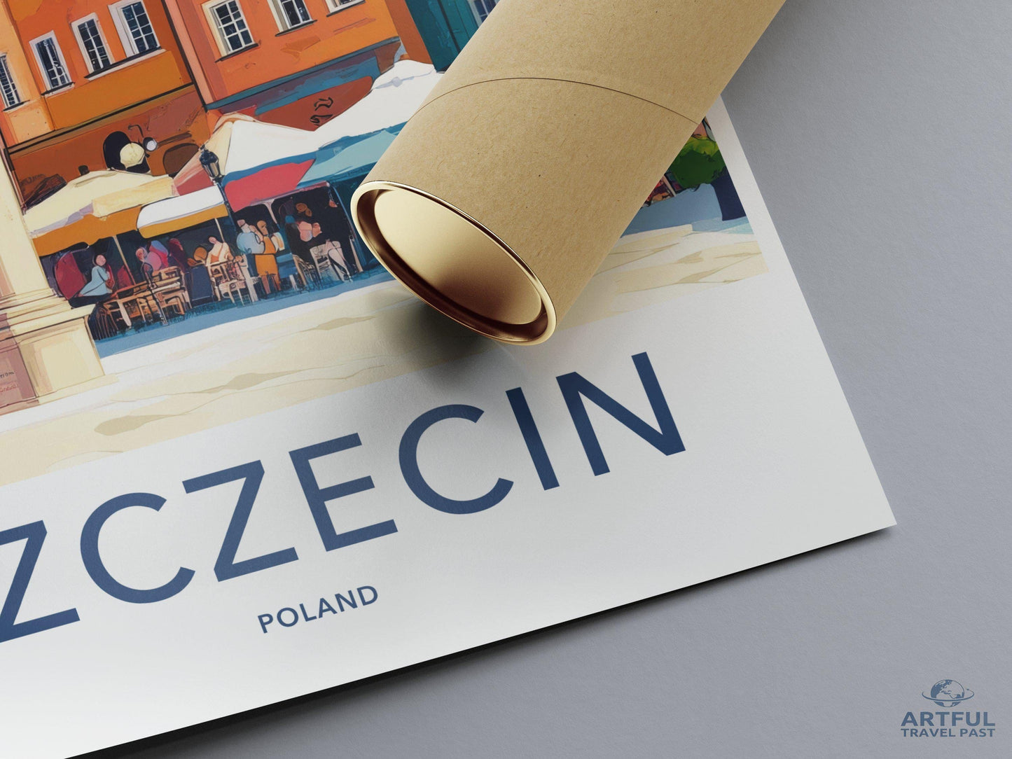 Szczecin Poster | Poland Wall Art | Eastern Europe Art