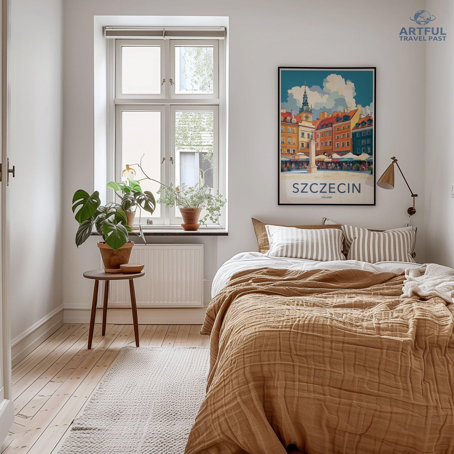 Szczecin Poster | Poland Wall Art | Eastern Europe Art