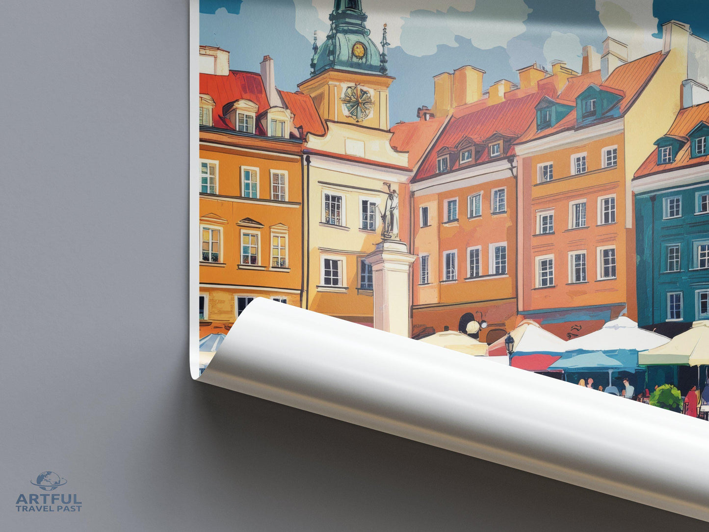 Szczecin Poster | Poland Wall Art | Eastern Europe Art