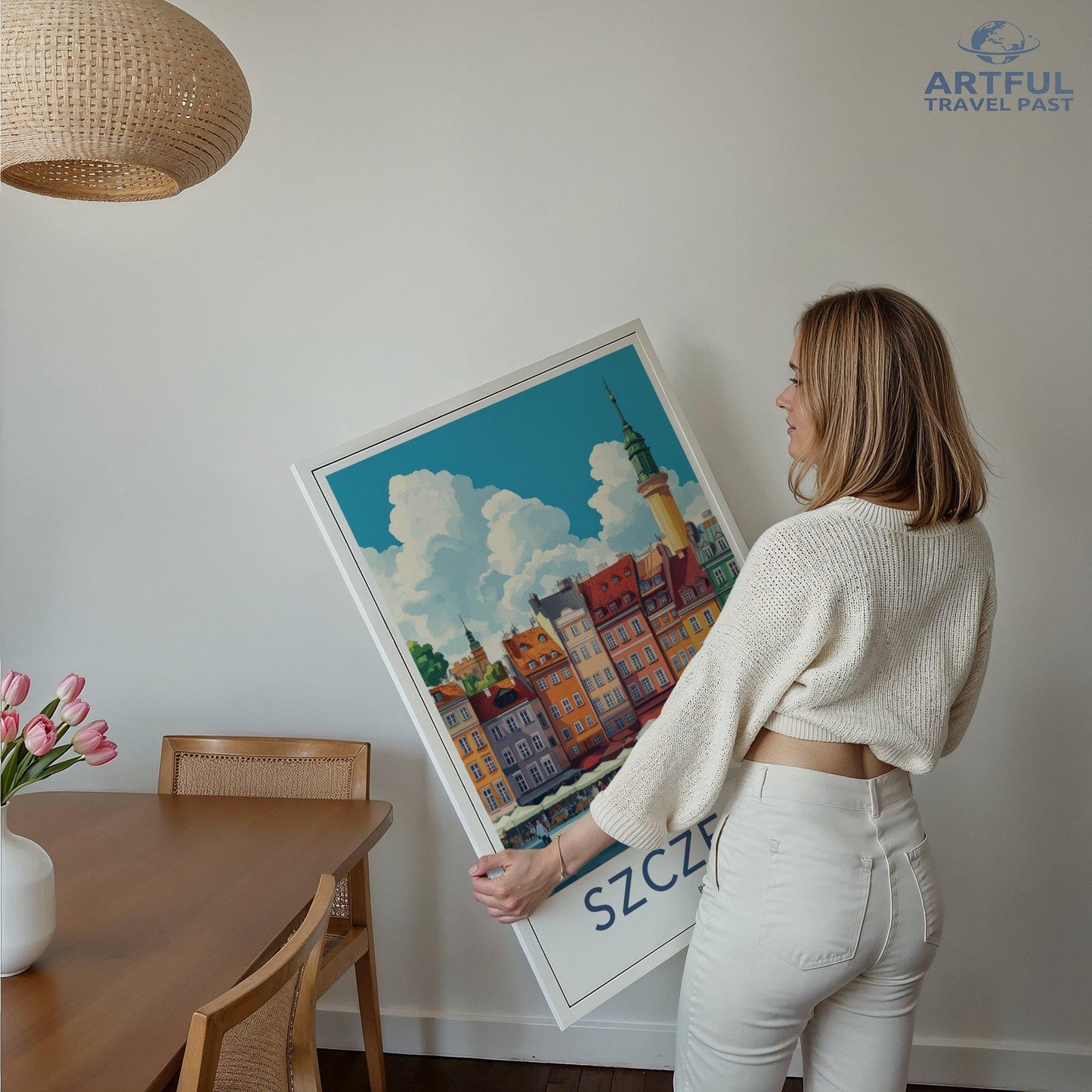 Szczecin Poster | Poland Wall Art | Europe Decor
