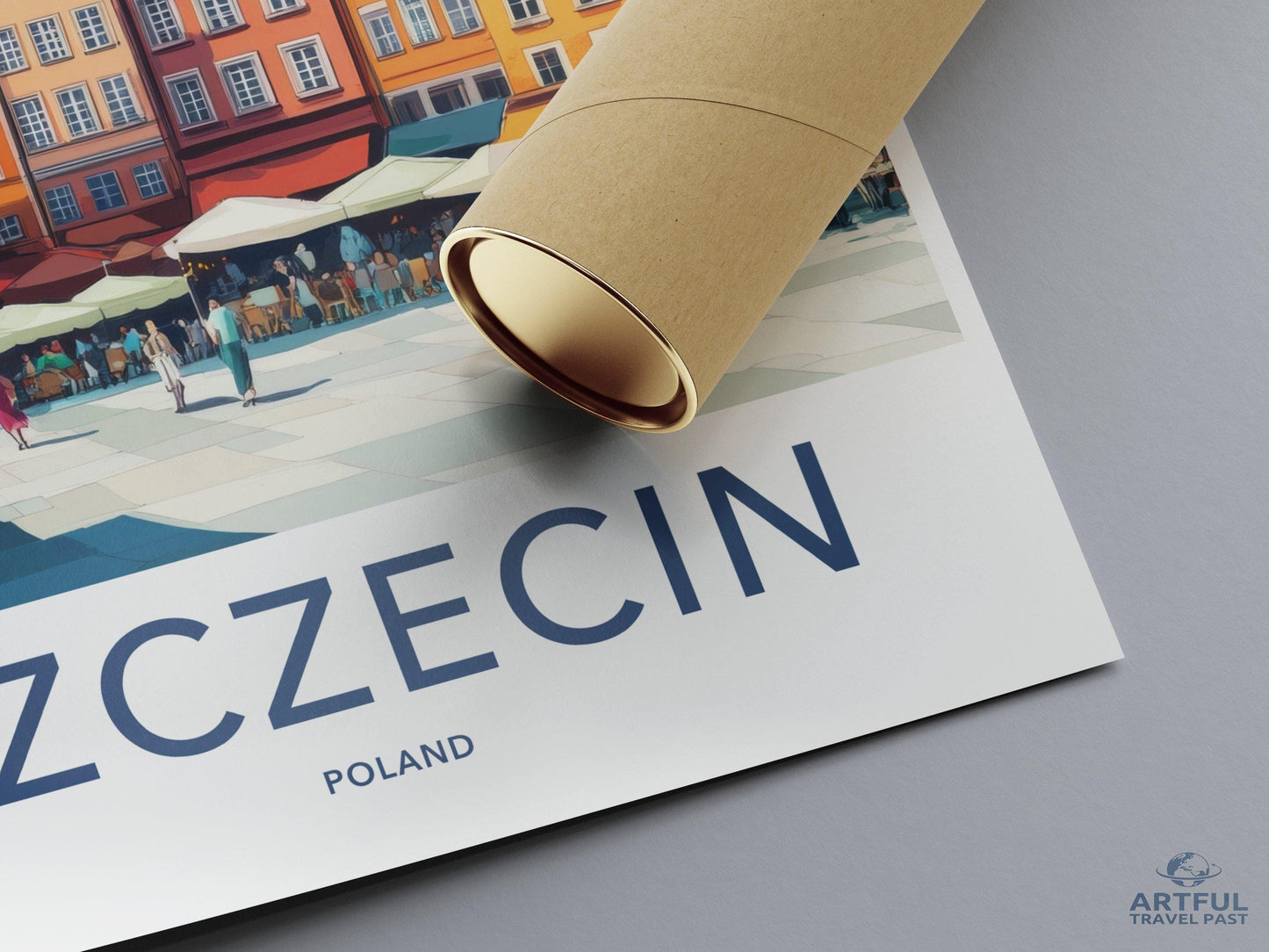 Szczecin Poster | Poland Wall Art | Europe Decor