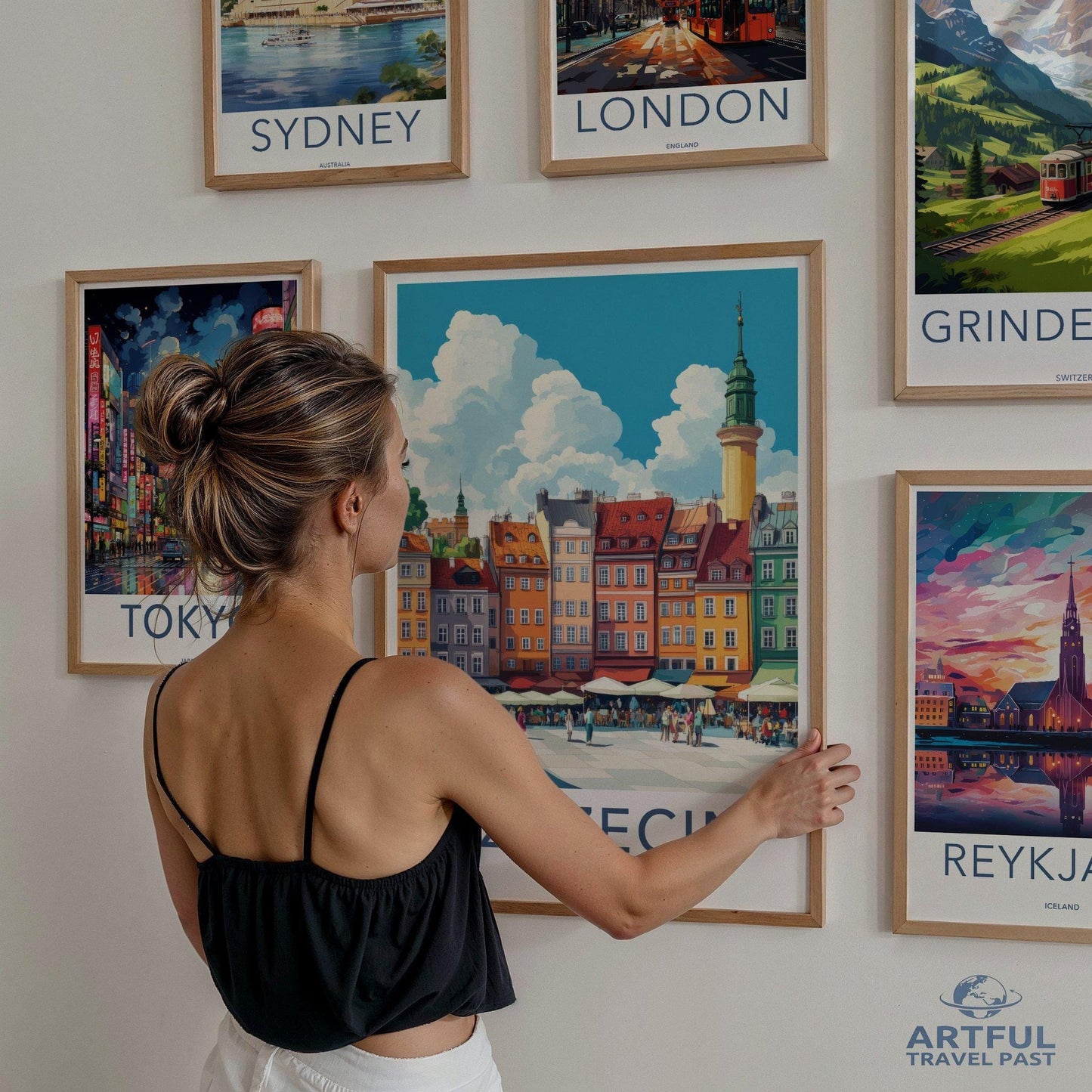 Szczecin Poster | Poland Wall Art | Europe Decor