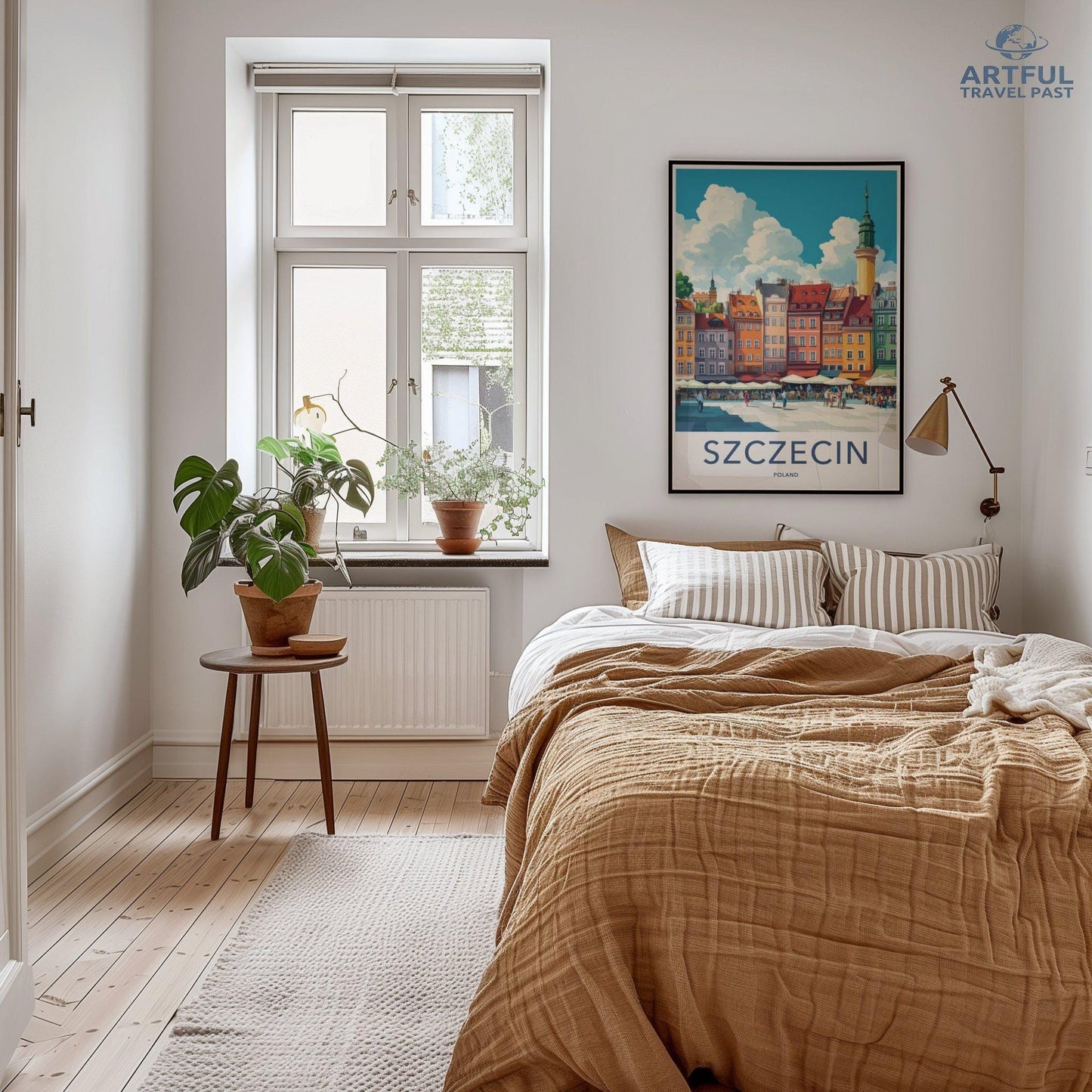 Szczecin Poster | Poland Wall Art | Europe Decor