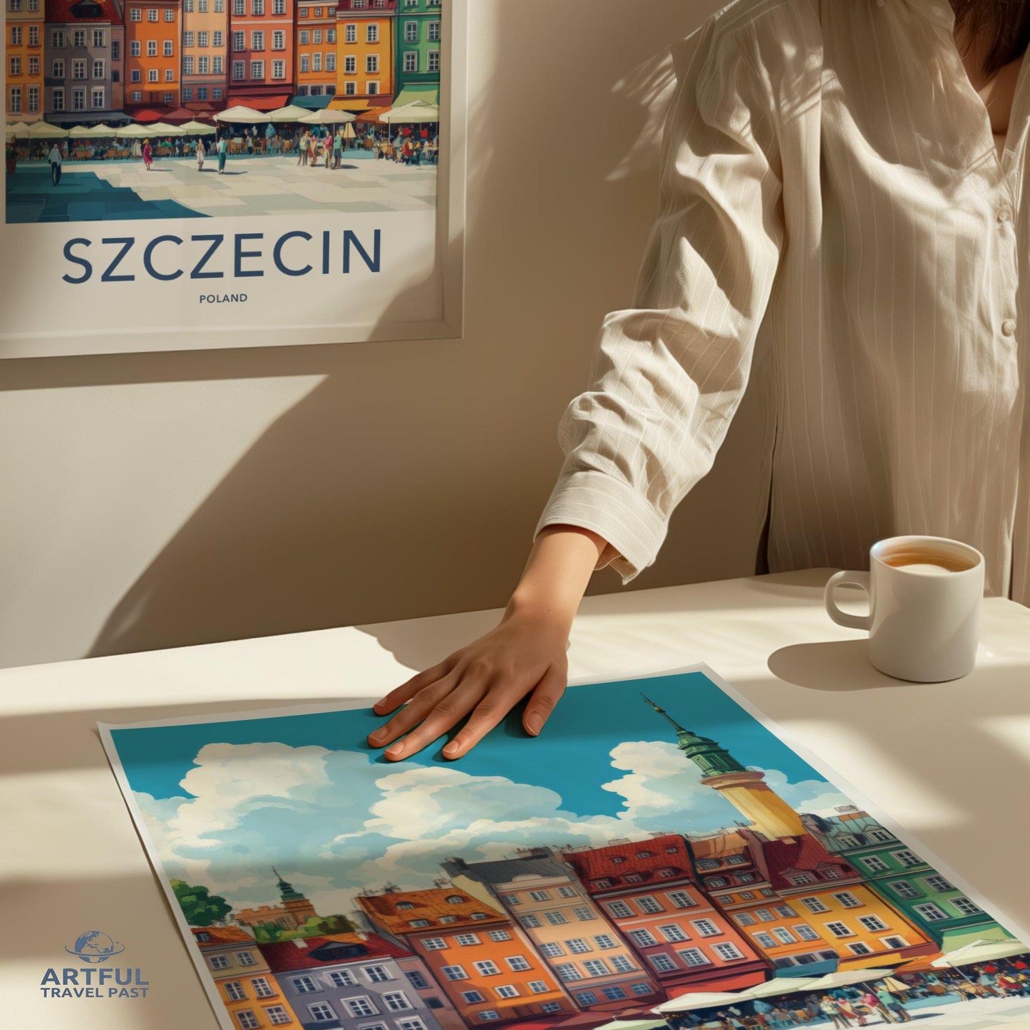 Szczecin Poster | Poland Wall Art | Europe Decor