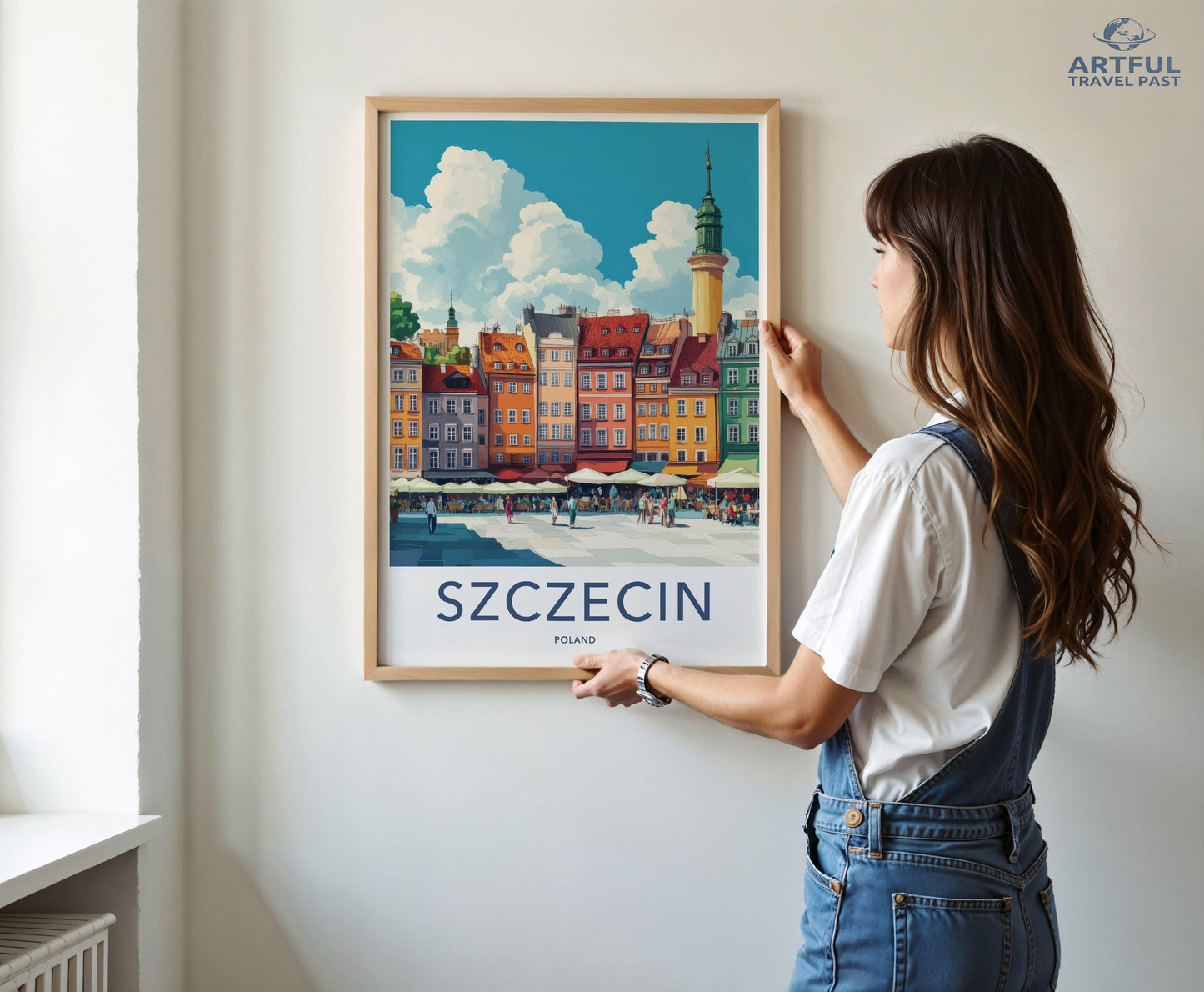 Szczecin Poster | Poland Wall Art | Europe Decor