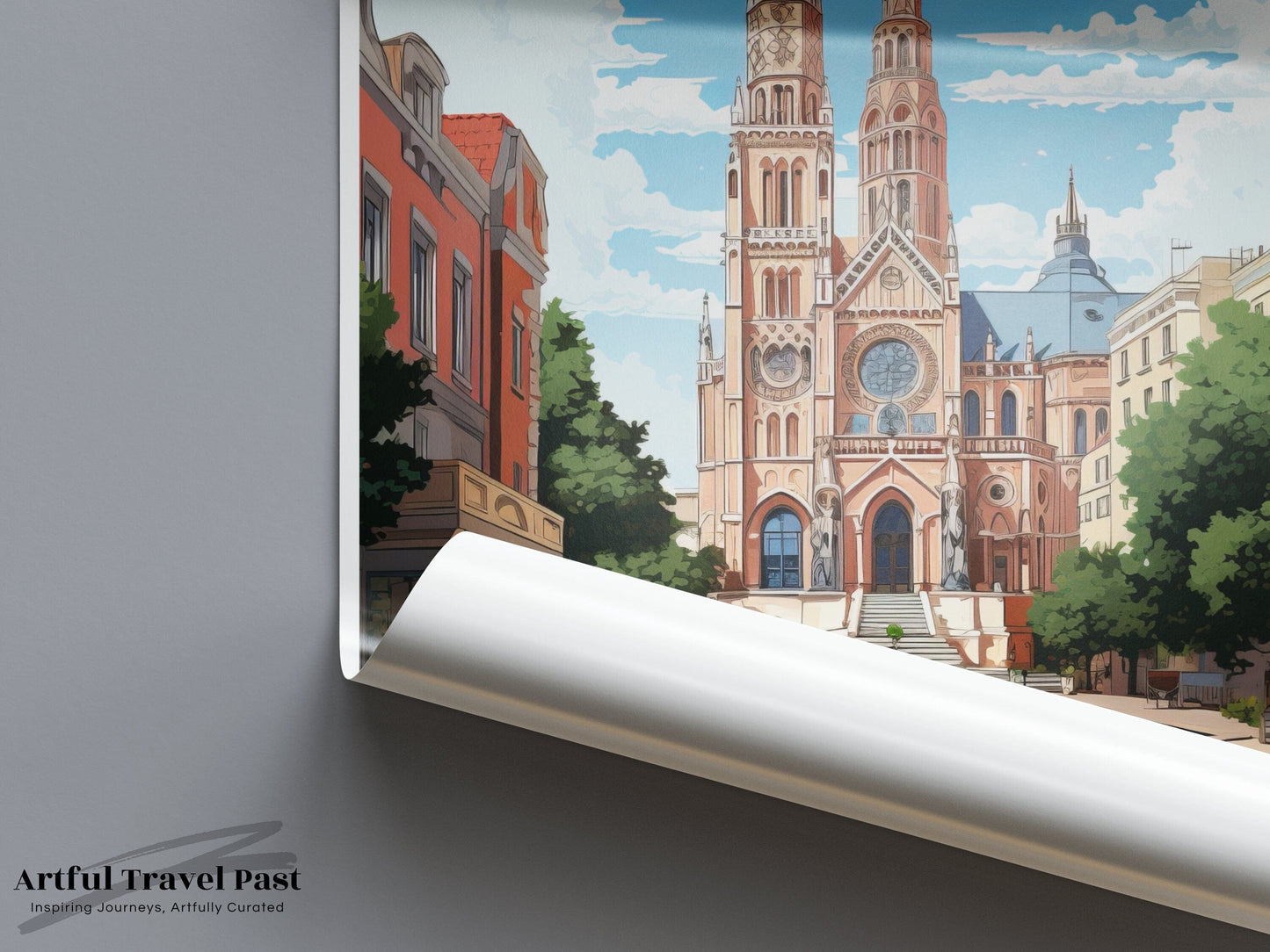 Szeged Poster | Hungary Wall Art | Eastern Europe Decor