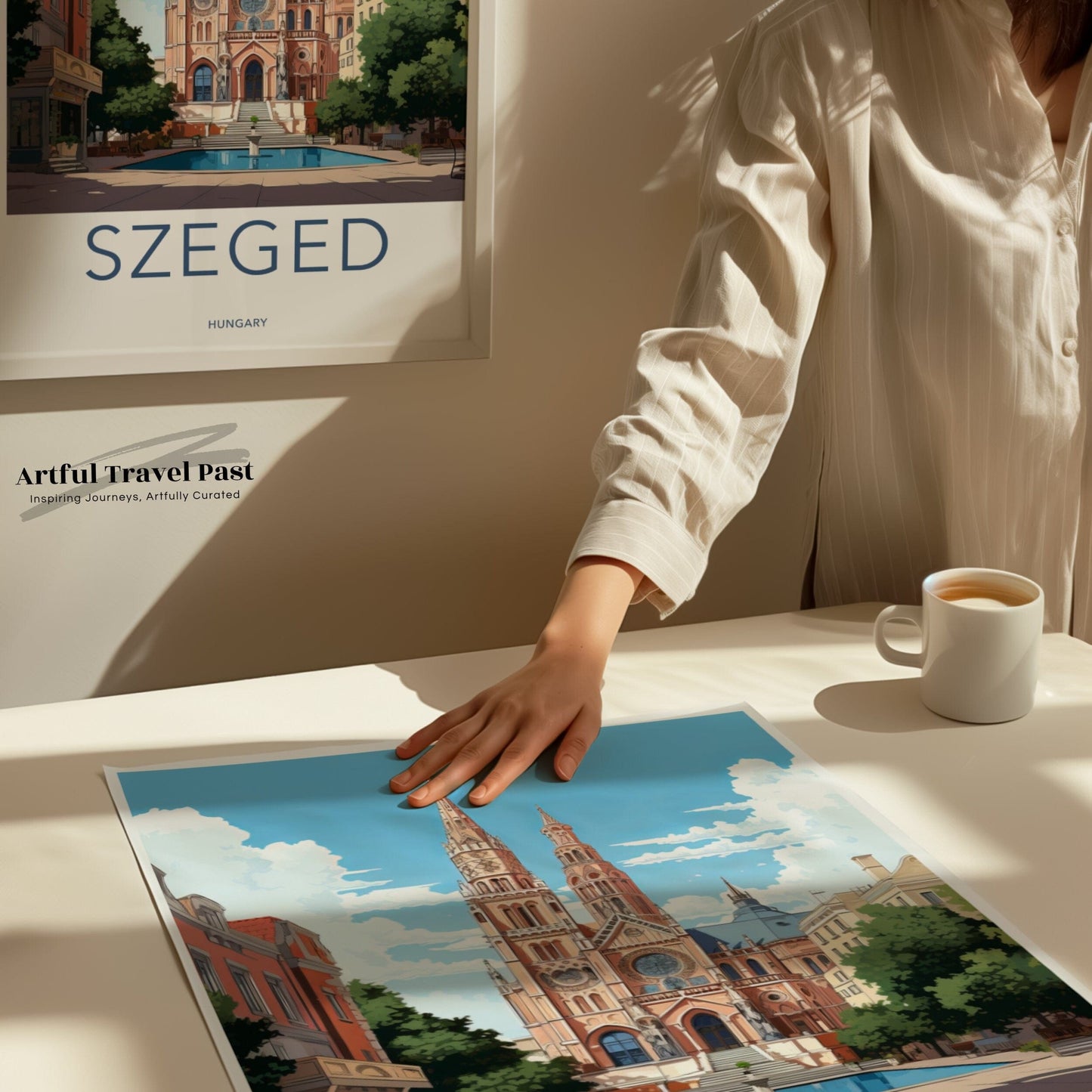 Szeged Poster | Hungary Wall Art | Eastern Europe Decor