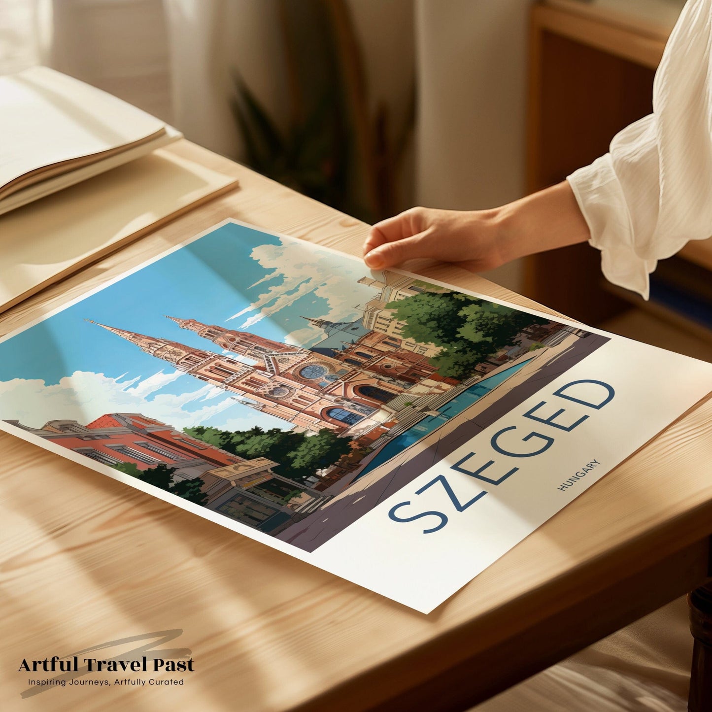Szeged Poster | Hungary Wall Art | Eastern Europe Decor