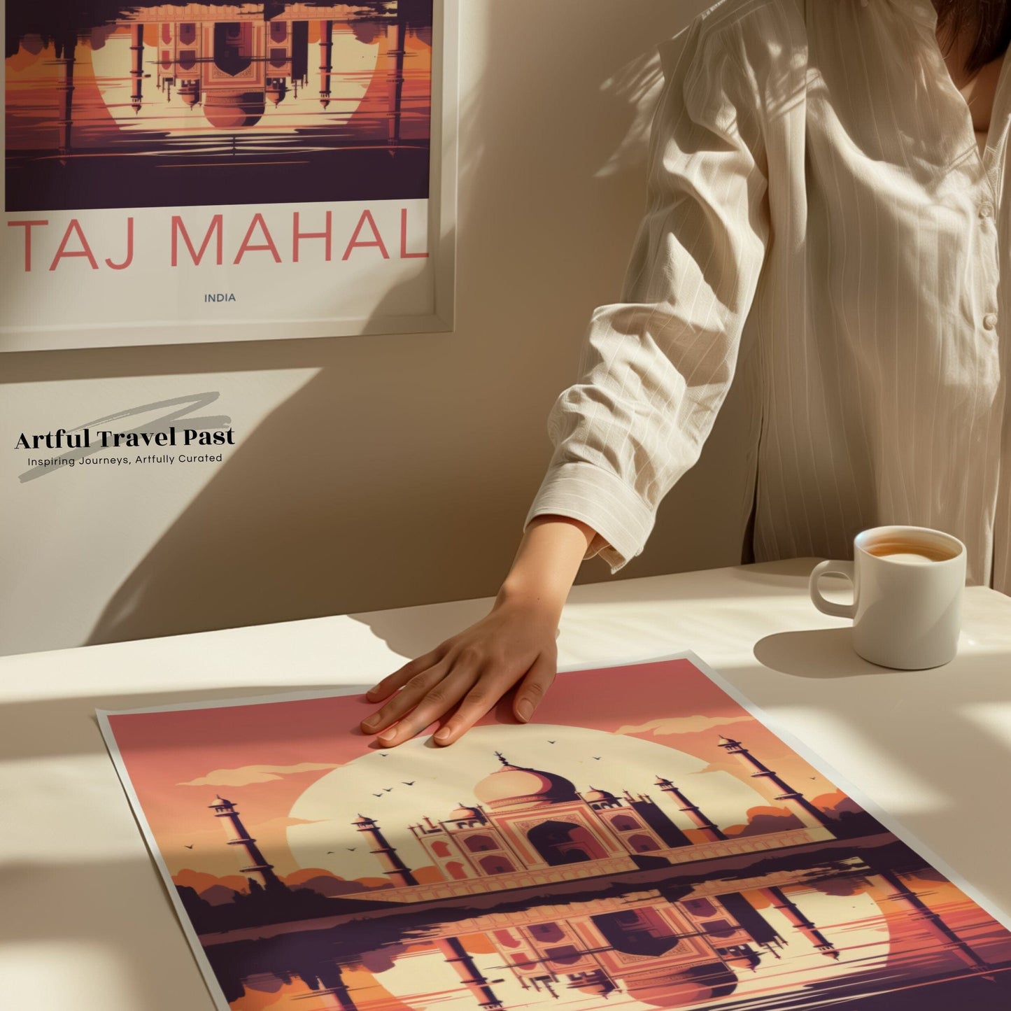 Taj Mahal Poster - India Wall Art