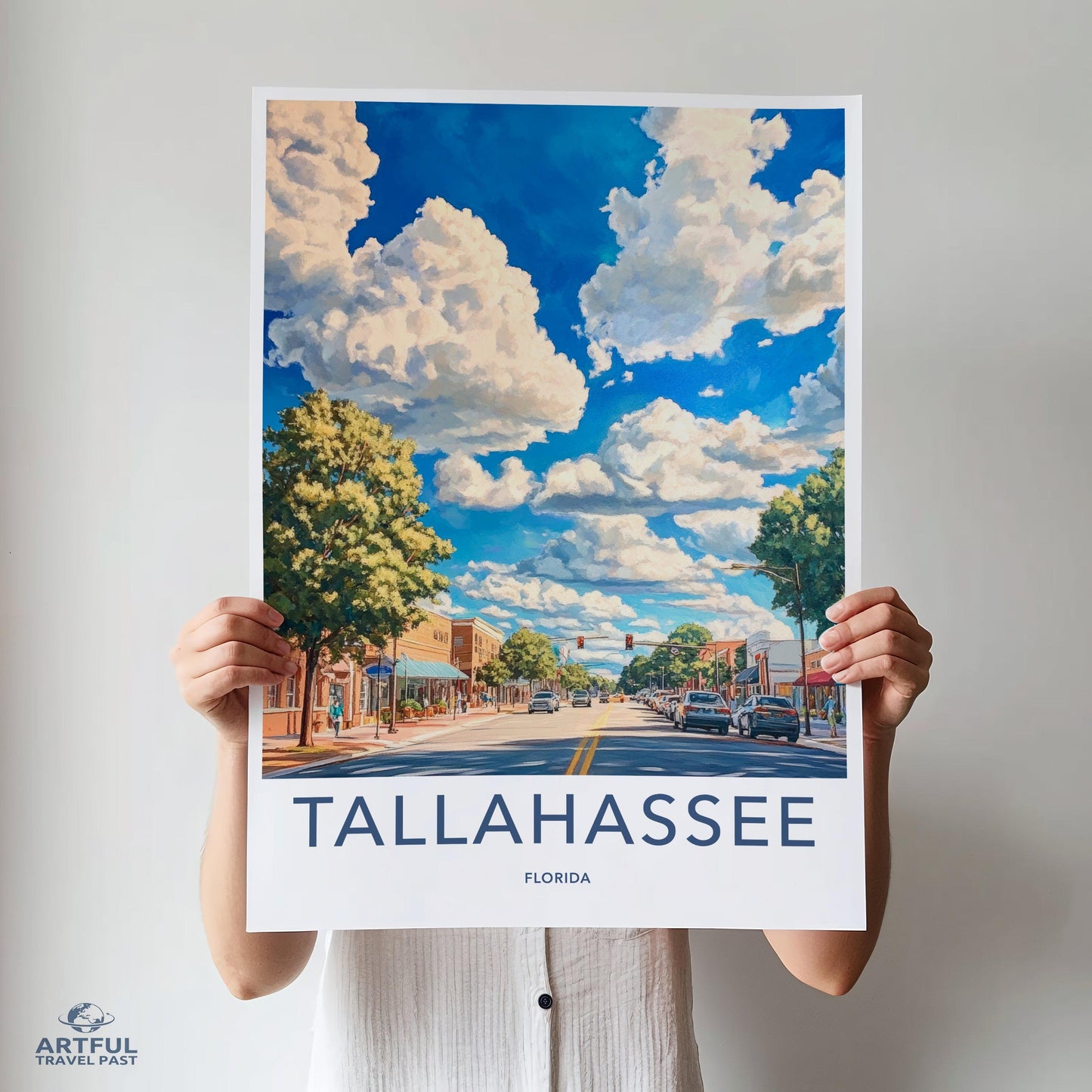 Tallahassee Poster - Florida Wall Art