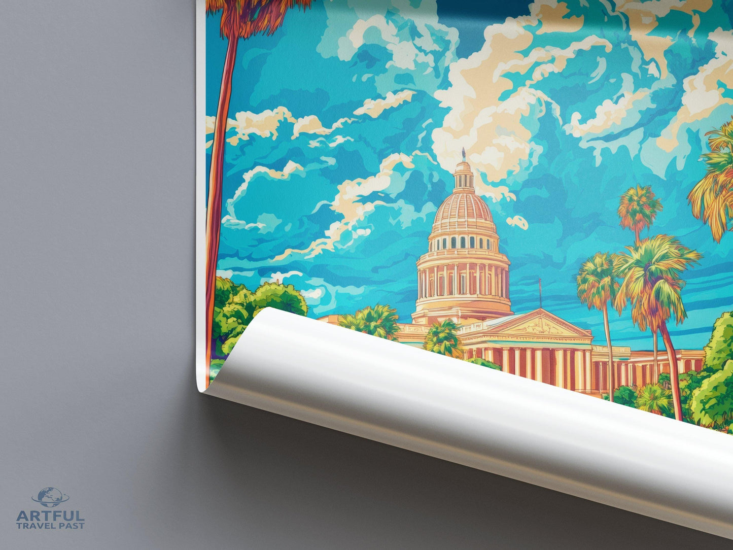 Tallahassee Poster - Florida Wall Art