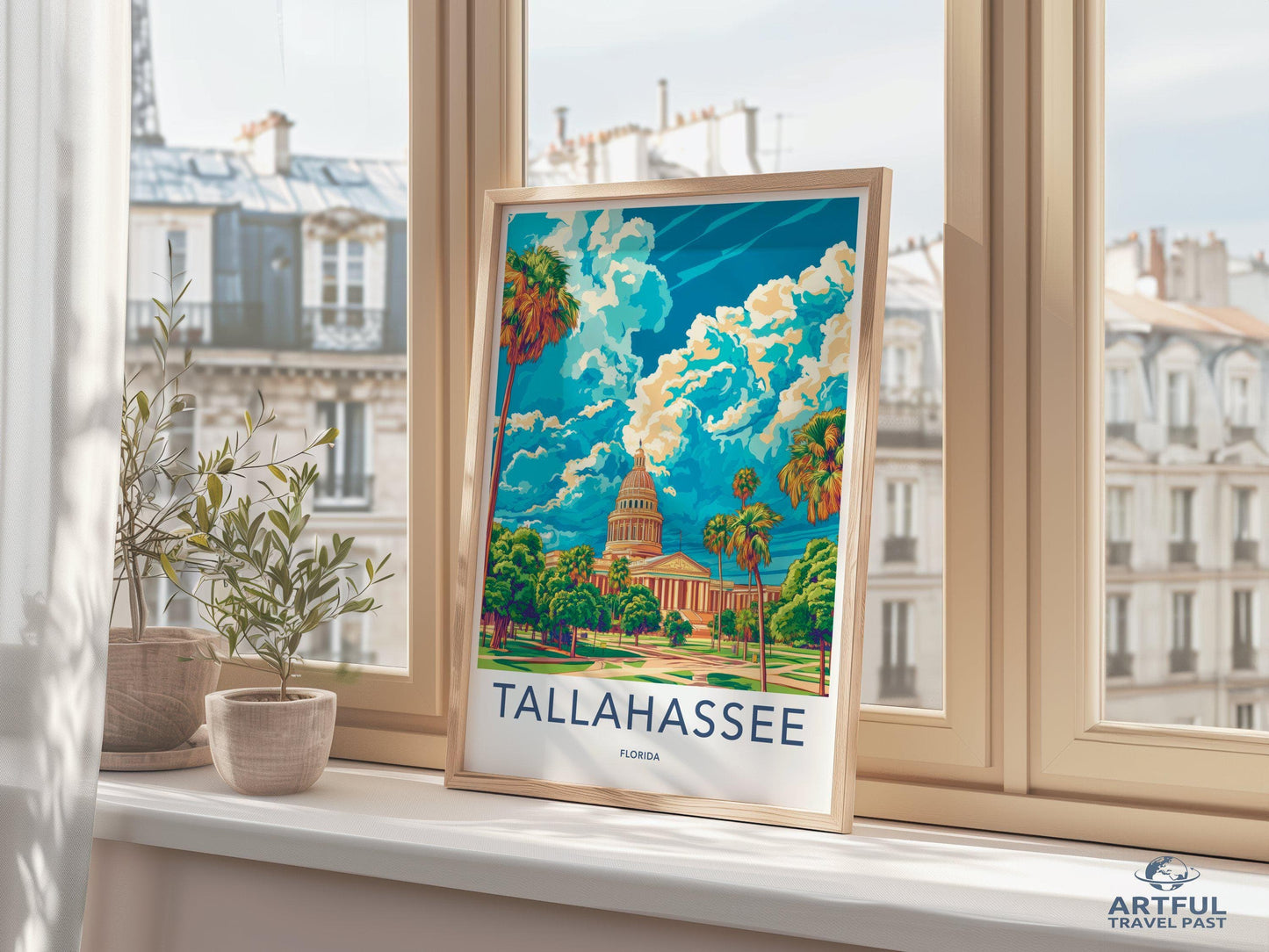 Tallahassee Poster - Florida Wall Art