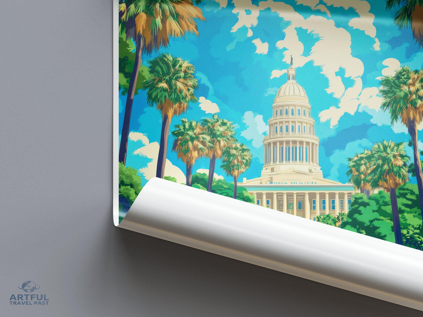 Tallahassee Poster - Florida Wall Art