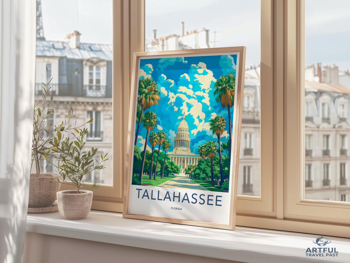 Tallahassee Poster - Florida Wall Art