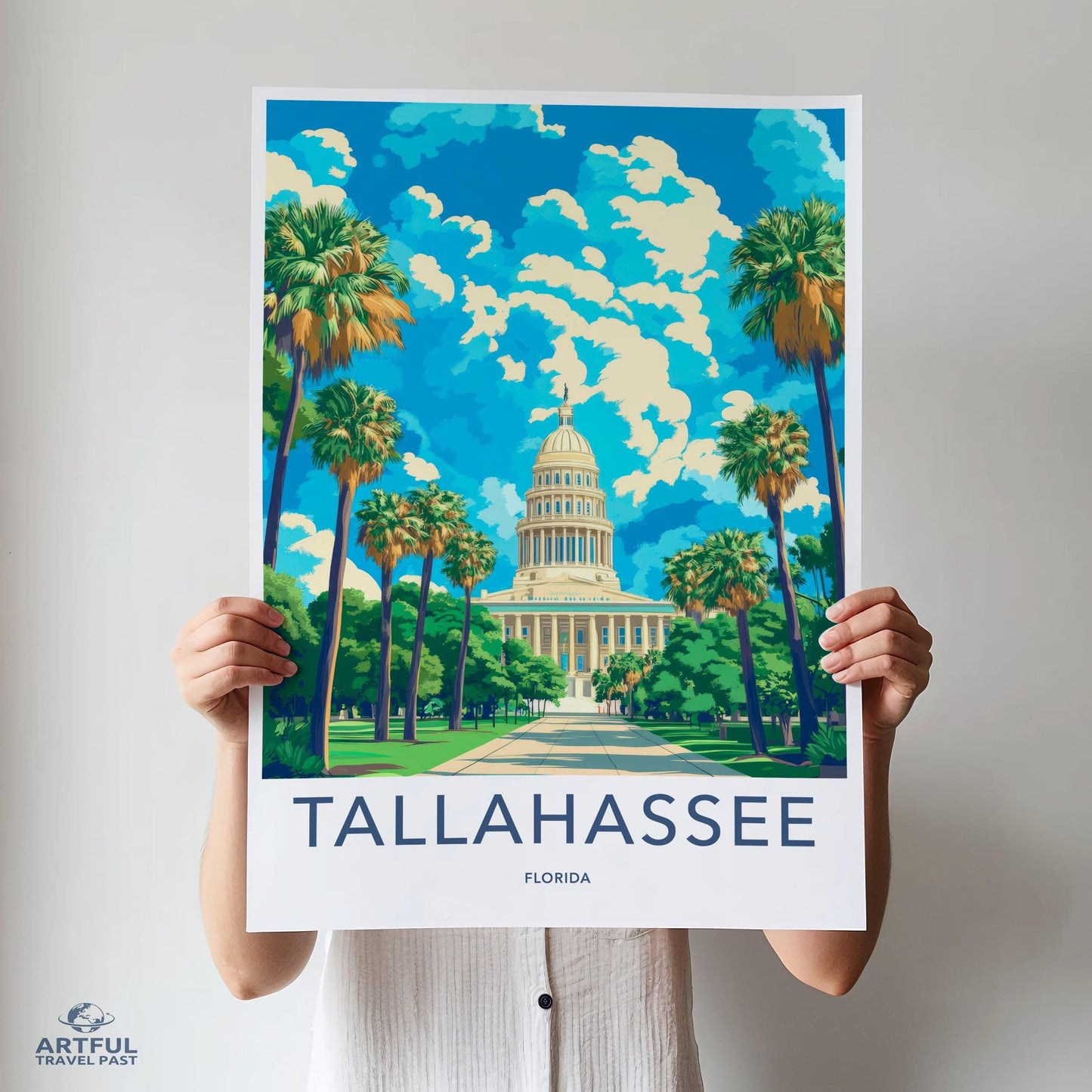 Tallahassee Poster - Florida Wall Art