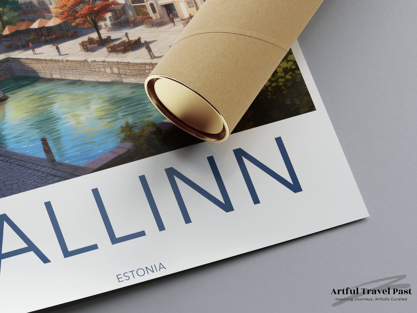 Tallinn Poster - Estonia Wall Art